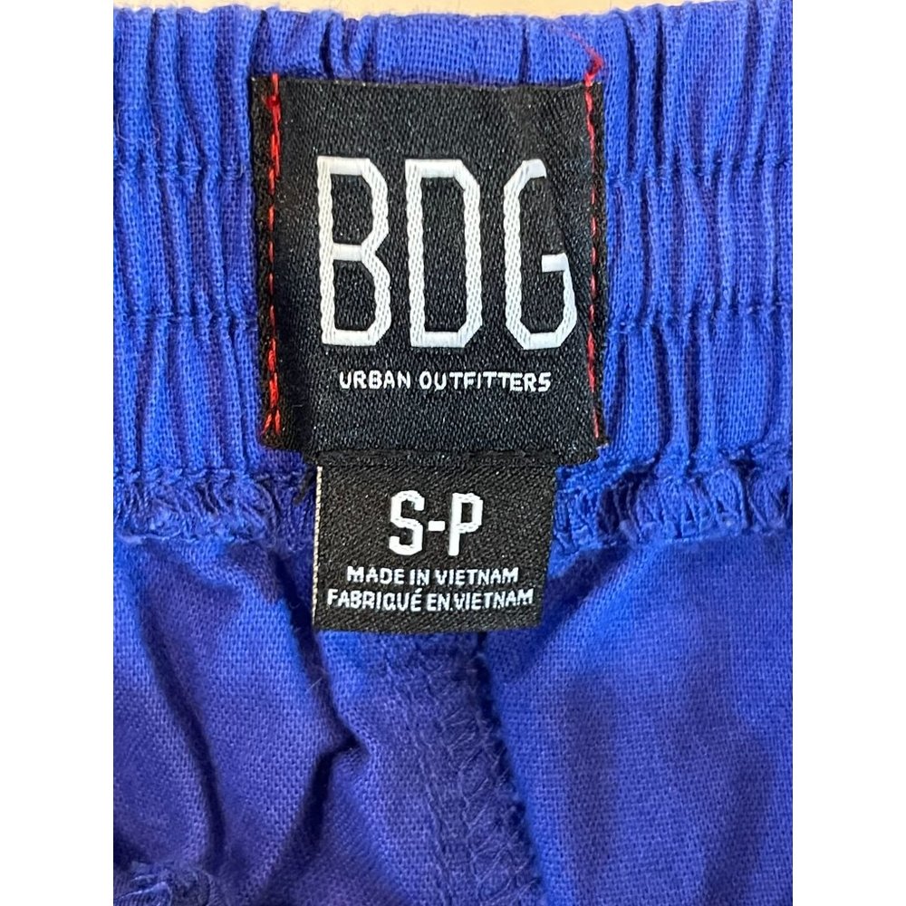 BDG Urban Outfitters Women Athletic Shorts Drawstring Waist 100% Cotton Blue S - Picture 7 of 9